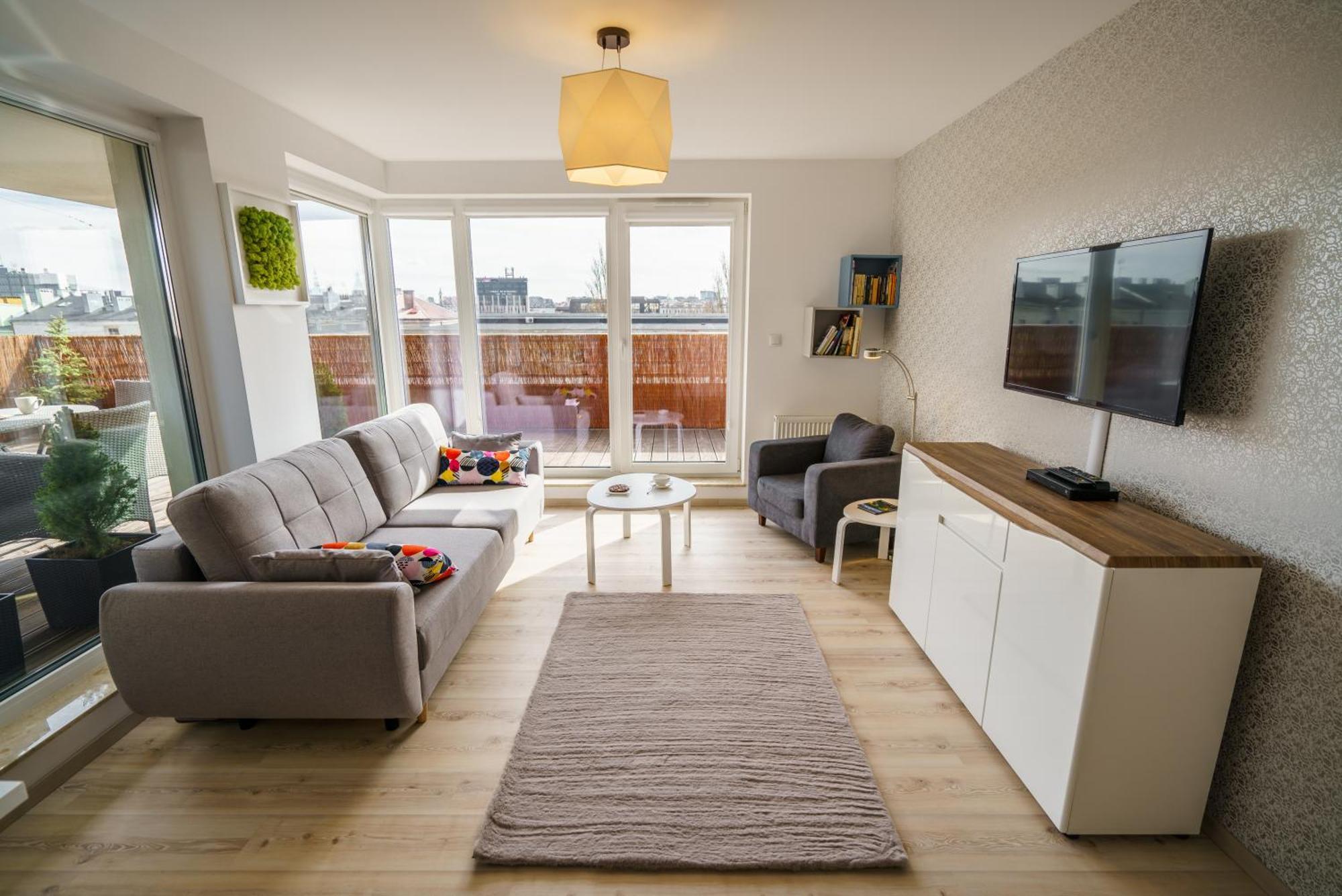 Apartament Z Tarasem Кельце Экстерьер фото