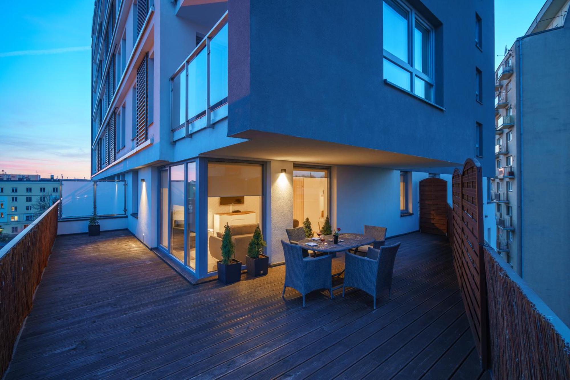 Apartament Z Tarasem Кельце Экстерьер фото