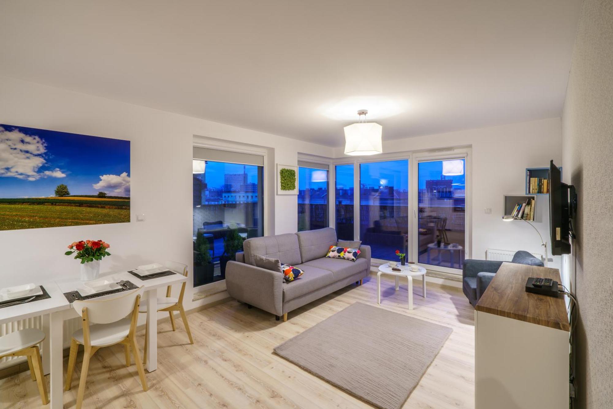Apartament Z Tarasem Кельце Экстерьер фото