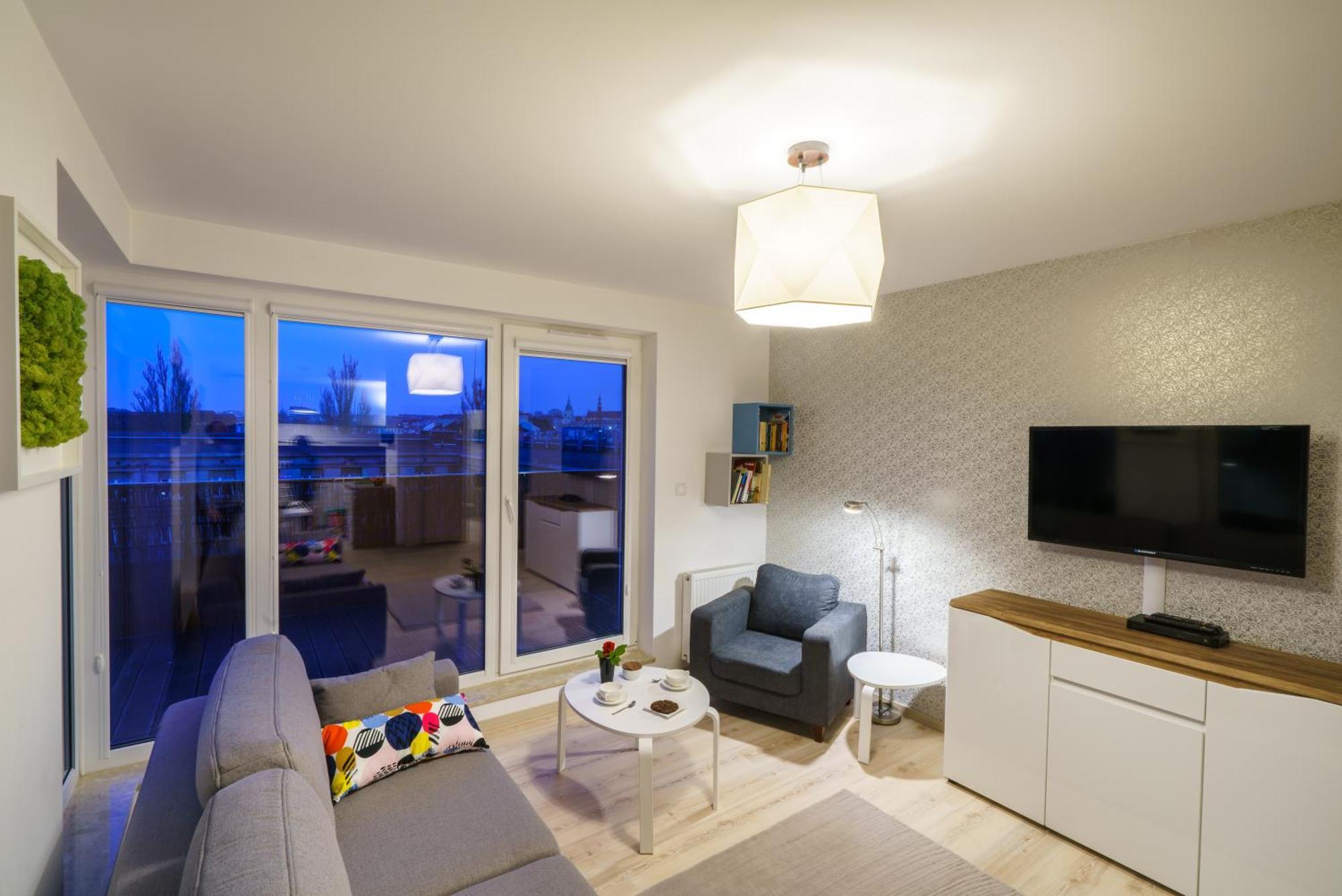 Apartament Z Tarasem Кельце Экстерьер фото